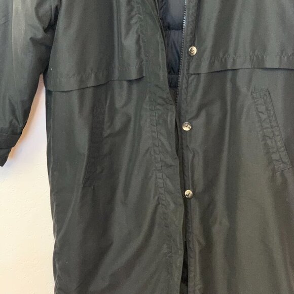 Northwoods Downwear mens duster coat SZ M - removable down lining and hood - Picture 3 of 8